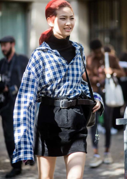 В пир и в мир: в какие образы удачно вписывается клетчатая рубашка В пир и в мир: в какие образы удачно вписывается клетчатая рубашка