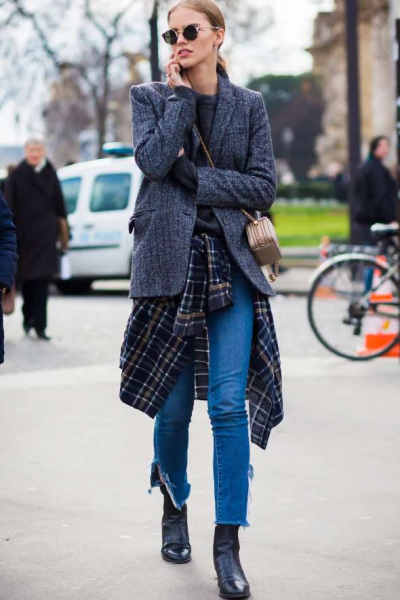 В пир и в мир: в какие образы удачно вписывается клетчатая рубашка В пир и в мир: в какие образы удачно вписывается клетчатая рубашка