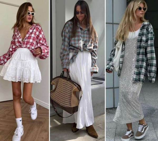 В пир и в мир: в какие образы удачно вписывается клетчатая рубашка В пир и в мир: в какие образы удачно вписывается клетчатая рубашка