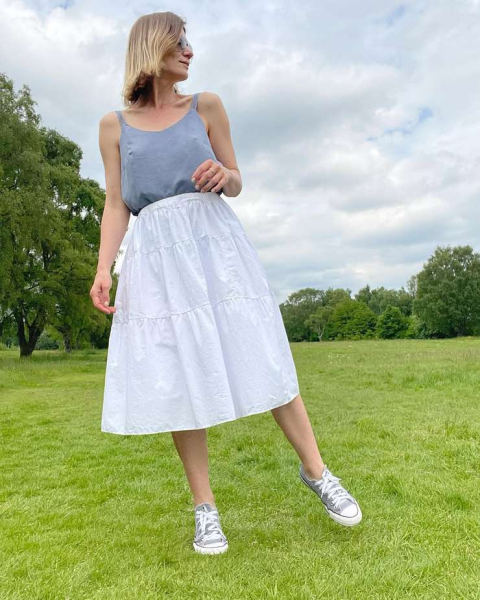 Воздушность и романтика: с чем носить трендовую ярусную юбку в этом сезоне Воздушность и романтика: с чем носить трендовую ярусную юбку в этом сезоне