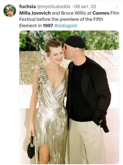 Белла Хадид повторила образ Миллы Йовович на премьере "Пятого элемента" в Каннах в 1997 году Белла Хадид повторила образ Миллы Йовович на премьере "Пятого элемента" в Каннах в 1997 году