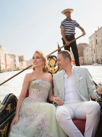 46 килограммов икры, 170 гостей и свадебный агент Джеффа Безоса: сестра Ирины Зарьковой вышла замуж за швейцарского бизнесмена в Венеции