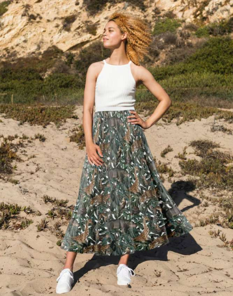 Мохнатый шмель на душистый хмель: как и с чем носить летом цыганскую юбку в пол