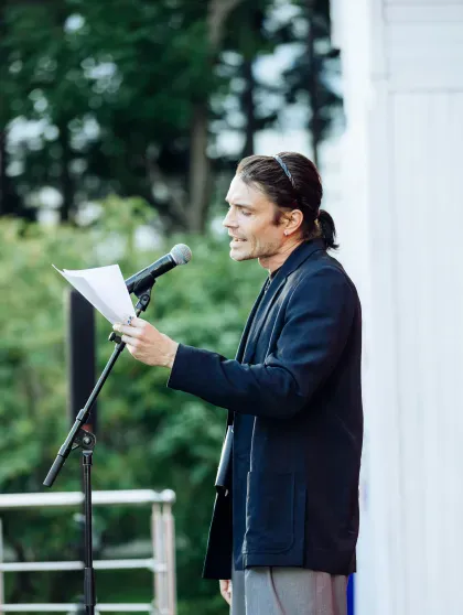 Дарья Мороз, Константин Хабенский, Наталья Подольская и Максим Матвеев на "БеспринцЫпных чтениях"