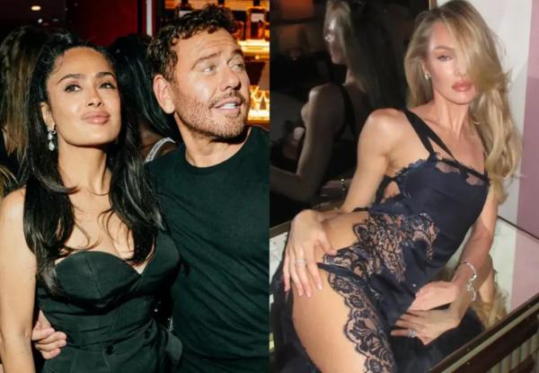 Сальма Хайек с дочерью, Machine Gun Kelly, Дакота Джонсон и супермодели посетили модную вечеринку в Нью-Йорке Сальма Хайек с дочерью, Machine Gun Kelly, Дакота Джонсон и супермодели посетили модную вечеринку в Нью-Йорке