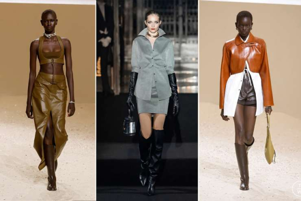 Высокие сапоги с юбками и платьями: как носить, чтобы ноги казались длиннее Высокие сапоги с юбками и платьями: как носить, чтобы ноги казались длиннее