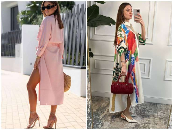 Платье-халат: кому эта модель особенно к лицу и какую обувь к ней подобрать Платье-халат: кому эта модель особенно к лицу и какую обувь к ней подобрать