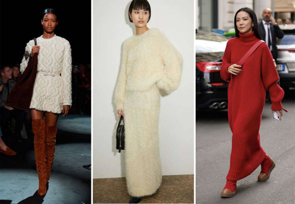 Теплые платья на каждый день: трикотаж, вязаное, миди — с чем носить Теплые платья на каждый день: трикотаж, вязаное, миди — с чем носить