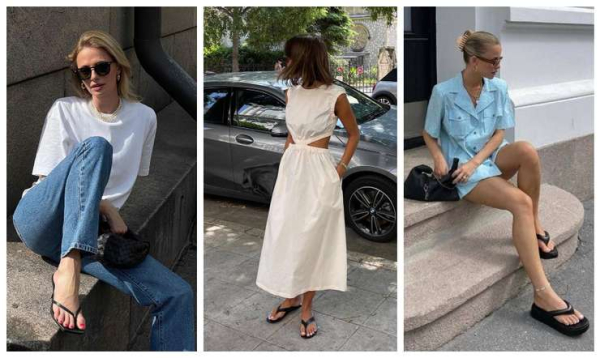 Вьетнамки в городе: как носить этим летом пляжный атрибут Вьетнамки в городе: как носить этим летом пляжный атрибут