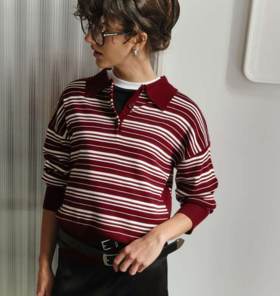 Как звезда: как стилизовать осенью поло в полоску, с чем носить Как звезда: как стилизовать осенью поло в полоску, с чем носить