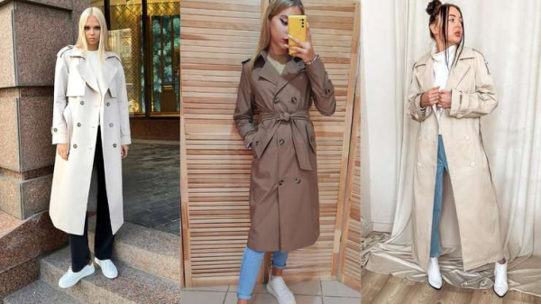 Небанальная классика: вариации бежевых тренчей на весну 2025 Небанальная классика: вариации бежевых тренчей на весну 2025