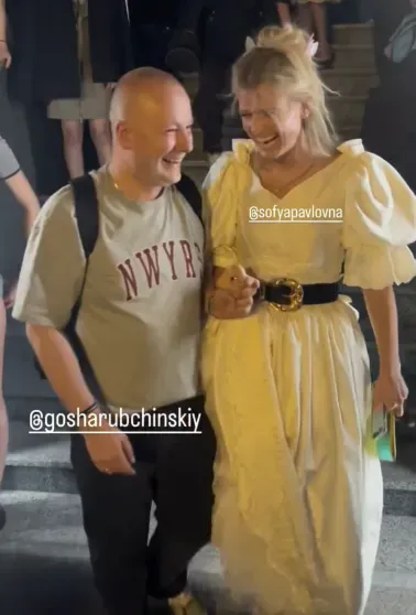 Ксения Собчак, Софья Эрнст, Наталья Ионова, Олег Меньшиков и Валерия Гай Германика на показе Walk of Shame Ксения Собчак, Софья Эрнст, Наталья Ионова, Олег Меньшиков и Валерия Гай Германика на показе Walk of Shame