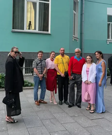 Ксения Собчак, Софья Эрнст, Наталья Ионова, Олег Меньшиков и Валерия Гай Германика на показе Walk of Shame Ксения Собчак, Софья Эрнст, Наталья Ионова, Олег Меньшиков и Валерия Гай Германика на показе Walk of Shame