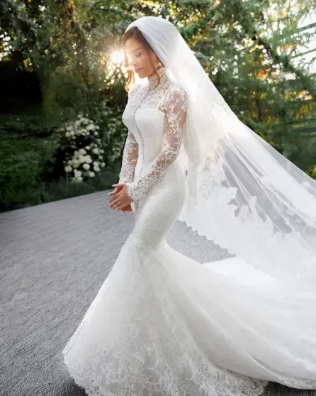 Лорен Санчес показала своё второе свадебное платье Лорен Санчес показала своё второе свадебное платье